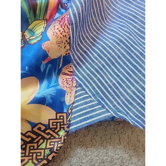 Multiples Women's Button Up Size XS Floral Butterfly Back - Picture 10 of 11